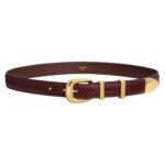 CELINE MEDIUM WESTERN BELT IN PYTHON BROWN