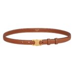 CELINE SMALL TRIOMPHE BELT IN NATURAL CALFSKIN