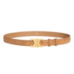 CELINE MEDIUM TRIOMPHE BELT IN SUEDE CALFSKIN