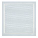 TOM FORD POLKA DOT SQUARE DESIGN POCKET SQUARE SILVER BLUE