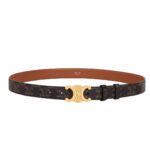 CELINE MEDIUM TRIOMPHE BELT IN TRIOMPHE CANVAS