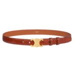 CELINE MEDIUM TRIOMPHE BELT IN PYTHON TAN