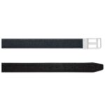 TOM FORD SMALL GRAIN LEATHER FRAMED T BELT