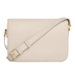 CELINE CLASSIQUE TRIOMPHE BAG IN SHINY CALFSKIN PALE BEIGE