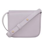 CELINE MINI CLAUDE IN SHINY CALFSKIN LIGHT LILAC