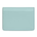 CELINE CARD HOLDER WITH FLAP TRIOMPHE IN SHINY CALFSKIN POOL