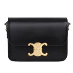 CELINE TEEN TRIOMPHE BAG IN SHINY CALFSKIN BRONZE
