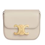 CELINE MINI CLAUDE IN SHINY CALFSKIN BLUE GREY