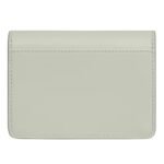 CELINE CARD HOLDER WITH FLAP TRIOMPHE IN SHINY CALFSKIN LIGHT CLAY