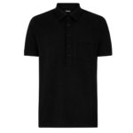 TOM FORD SILK BLEND PIQUET POLO ECRU