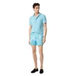 TOM FORD TOWELLING POLO SKY