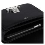 CELINE TEEN TRIOMPHE BAG IN LIZARD BLACK