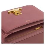 CELINE TEEN TRIOMPHE BAG IN LIZARD VINTAGE ROSE