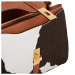 CELINE SMALL 16 BAG IN PONY CALFSKIN WITH COW PRINT