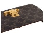 CELINE CHAIN SHOULDER BAG CLAUDE IN TRIOMPHE CANVAS