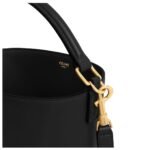 CELINE SMALL BUCKET LOUISE IN SMOOTH CALFSKIN BLACK