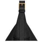 CELINE LARGE HELOÏSE CUIR TRIOMPHE BAG IN SUPPLE GRAINED CALFSKIN BLACK