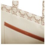 CELINE LARGE CABAS THAIS IN TEXTILE WITH TRIOMPHE CANVAS PRINT AND CALFSKIN