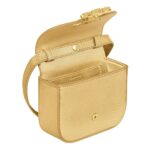 CELINE MINI CLAUDE IN LAMINATED LIZARD