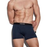TOM FORD COTTON BOXER BRIEFS NAVY