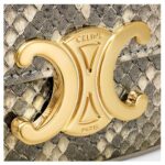 CELINE MINI CHAIN CLAUDE IN PEARLY PYTHON NATURAL