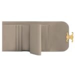 CELINE SMALL FLAP WALLET TRIOMPHE IN PEARLY PYTHON