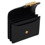 CELINE BUSINESS CARD HOLDER TRIOMPHE IN SHINY CALFSKIN BLACK