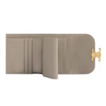CELINE SMALL FLAP WALLET TRIOMPHE IN PEARLY PYTHON NATURAL