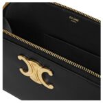 CELINE POUCH TRIOMPHE IN SHINY CALFSKIN