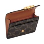 CELINE CARD HOLDER WITH FLAP TRIOMPHE IN TRIOMPHE CANVAS