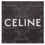 CELINE MICRO VERTICAL CABAS IN TRIOMPHE CANVAS AND CALFSKIN