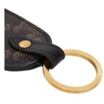 CELINE KEY HOLDER IN TRIOMPHE CANVAS AND CALFSKIN