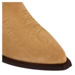 CELINE LEON ZIPPED BOOT IN SUEDE CALFSKIN