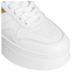 CELINE BLOCK SNEAKERS WITH WEDGE IN CALFSKIN AND LAMINATED CALFSKIN