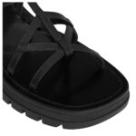 CELINE CLEA TRIOMPHE STRAPPY SANDAL IN CALFSKIN VEGETAL TANNING BLACK