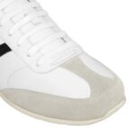 CELINE JOGGER LOW LACE UP SNEAKER IN CALFSKIN AND SUEDE CALFSKIN OPTIC WHITE