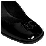 CELINE LILY PERFORATED TRIOMPHE BABIES IN PATENT CALFSKIN