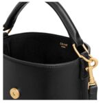 CELINE MINI BUCKET LOUISE IN SMOOTH CALFSKIN BLACK