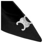 CELINE ALMA TRIOMPHE SLINGBACK IN GROS GRAIN