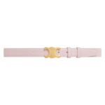 CELINE MEDIUM TRIOMPHE BELT IN LIZARD PASTEL PINK
