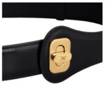 CELINE JOSEPHINE BELT LARGE MODEL IN TAURILLON LEATHER BLACK