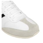 CELINE JOGGER LOW LACE-UP SNEAKER WITH TRIOMPHE IN SUEDE CALFSKIN AND CALFSKIN