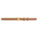 CELINE SMALL TRIOMPHE BELT IN TAURILLON LEATHER BRONZE