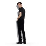 TOM FORD 12 WAVES CORD SLIM FIT DENIM