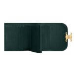 CELINE SMALL FLAP WALLET TRIOMPHE IN SHINY CALFSKIN AMAZONE