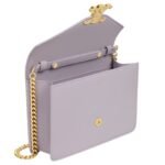 CELINE WALLET ON CHAIN MARGO IN SHINY CALFSKIN LIGHT LILAC
