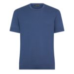 TOM FORD PLACED RIB CREW NECK PASTEL BLUE
