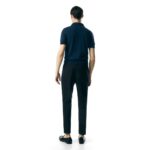 TOM FORD FINE GAUGE CASHMERE SILK POLO MIDNIGHT BLUE