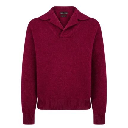 TOM FORD CASHMERE LAMBSWOOL PULLOVER MAUVE