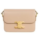 CELINE TEEN TRIOMPHE BAG IN SHINY CALFSKIN LIGHT LILAC